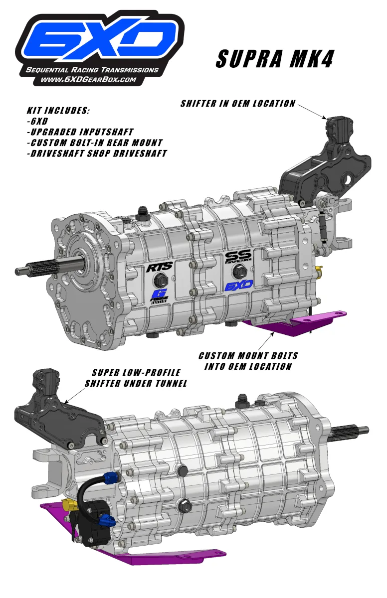 Toyota SUPRA MK4 6XD Sequential Transmission